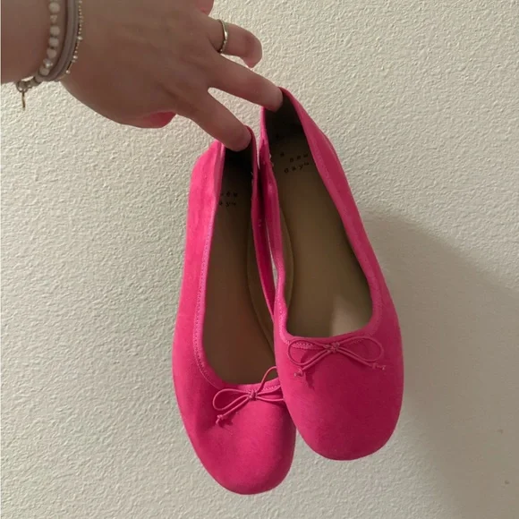 Pink Ballet Flats - Picture 1 of 2
